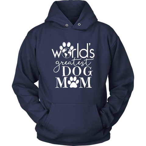 Image of World's Greatest Dog Mom Hoodie Sweatshirt