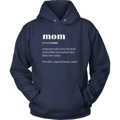 Image of Mom Definition Hoodie Sweatshirt