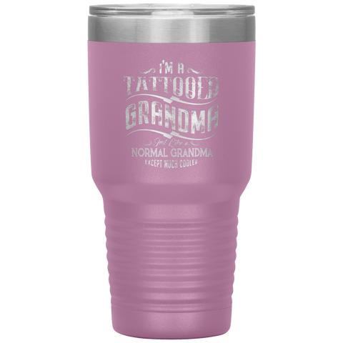 Image of Tattooed Grandma Polar Camel 30oz Stainless Steel Tumbler
