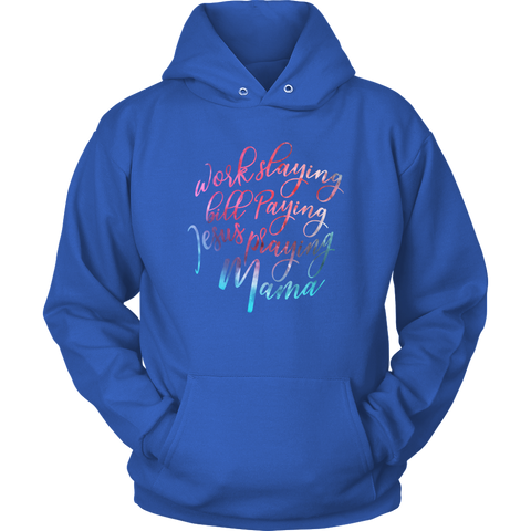 Image of Jesus Praying Mama Hoodie Sweatshirt