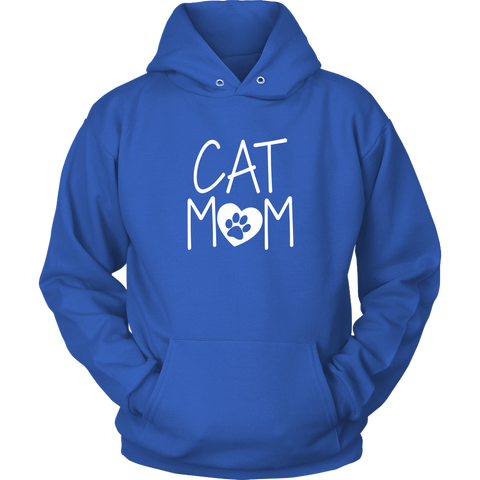 Image of Cat Mom Hoodie Sweatshirt