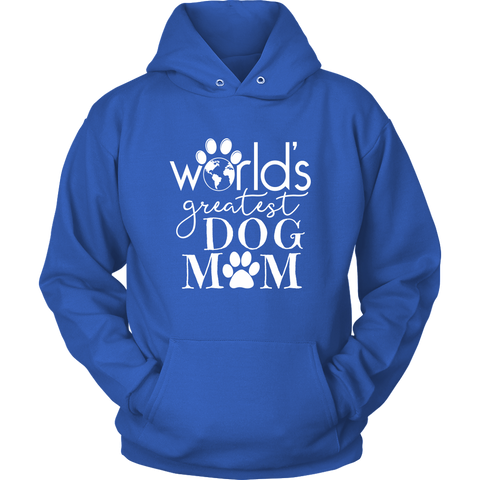 Image of World's Greatest Dog Mom Hoodie Sweatshirt