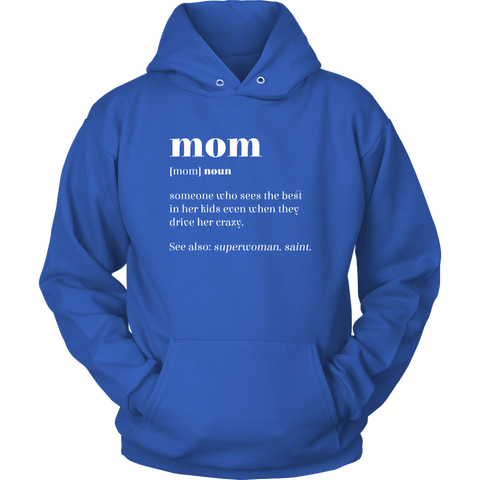 Image of Mom Definition Hoodie Sweatshirt