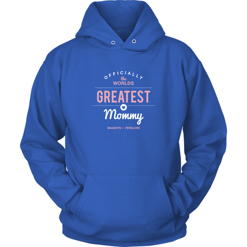 Image of World's Greatest Mommy Hoodie Sweatshirt