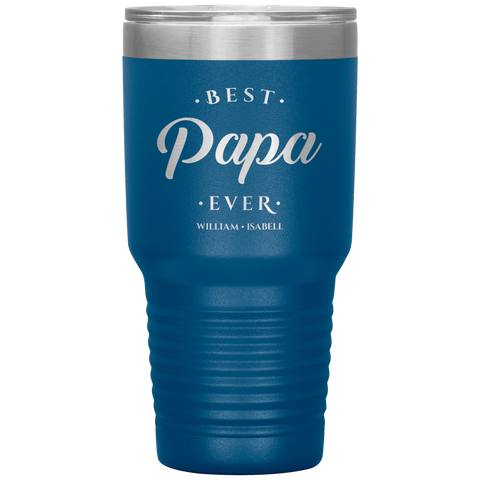 Image of Best Papa Ever Personalized Tumbler