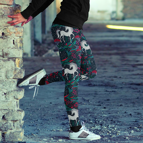 Image of Horse Leggings White Horse