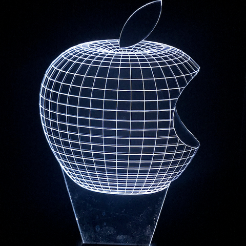 Image of Personalized Apple LED Lamp