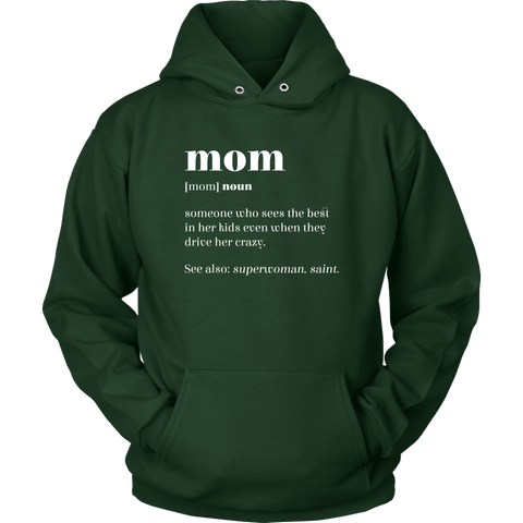 Image of Mom Definition Hoodie Sweatshirt