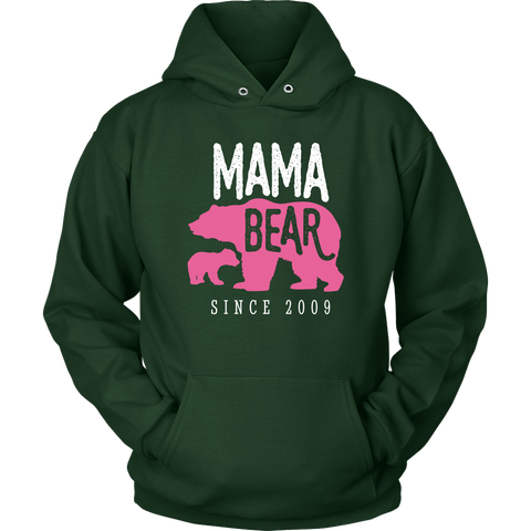 Image of Mama Bear Since 2009 Hoodie Sweatshirt