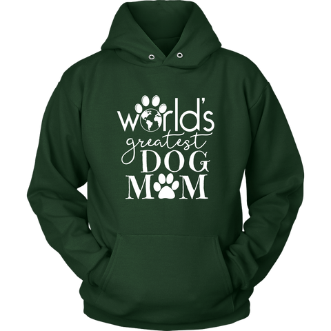 Image of World's Greatest Dog Mom Hoodie Sweatshirt