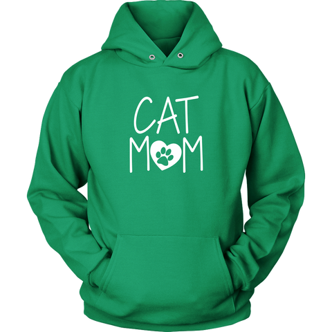 Image of Cat Mom Hoodie Sweatshirt