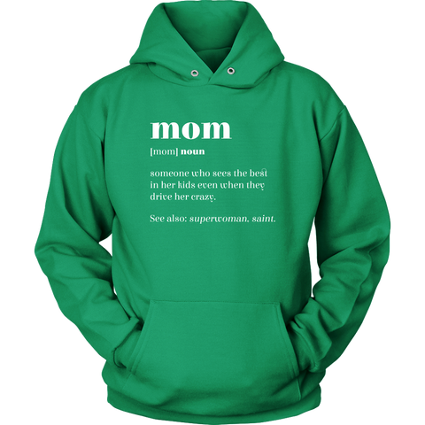 Image of Mom Definition Hoodie Sweatshirt