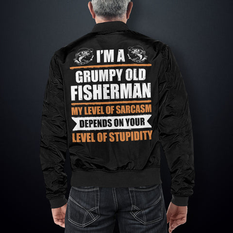 Image of Grumpy Old Fisherman Bomber Jacket