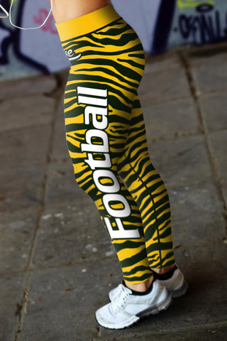 Image of Green Bay Sports Striped Leggings