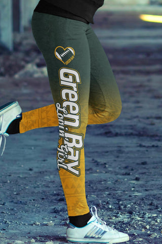 Image of Green Bay Sports Loving Girl Classic Leggings