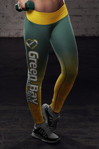 Image of Green Bay Sports Loving Girl Classic Leggings