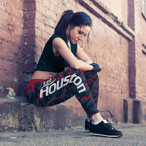 Image of HOU FB Camo Leggings