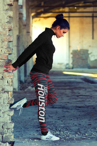 Image of HOU FB Striped Leggings