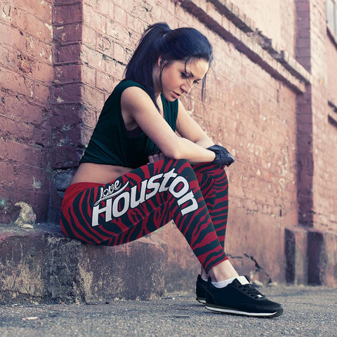 Image of HOU FB Striped Leggings