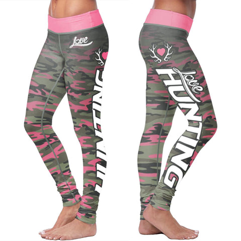 Image of Hunting Leggings Pink Camo