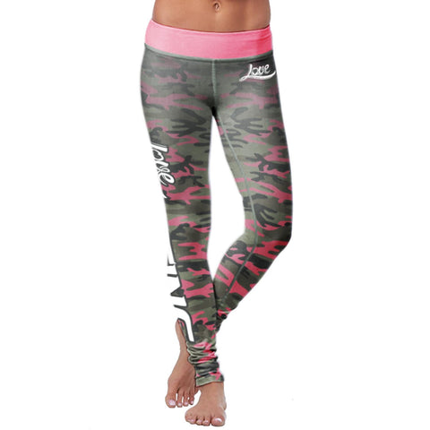 Image of Hunting Leggings Pink Camo