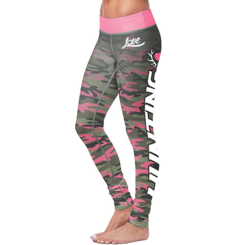 Image of Hunting Leggings Pink Camo