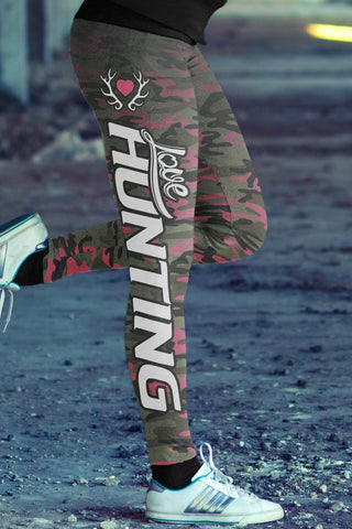Image of Hunting Leggings Pink Camo