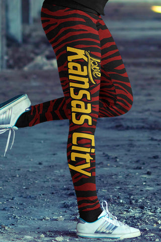 Image of KC FB Striped Leggings