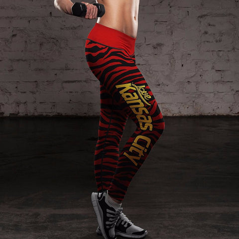 Image of KC FB Striped Leggings