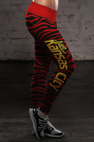 Image of KC FB Striped Leggings