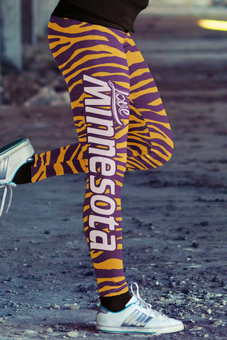 Image of MIN FB Striped Leggings