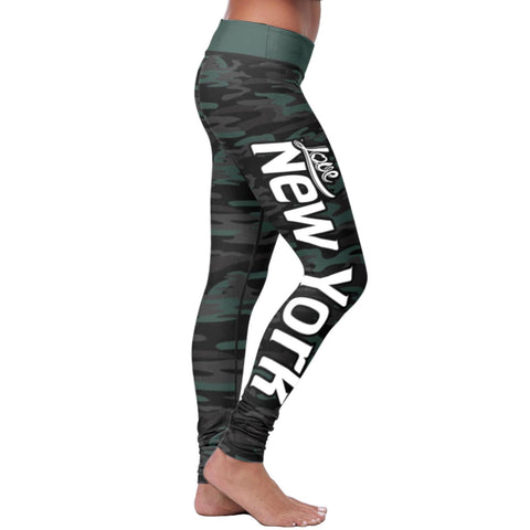 Image of NY JET Camo FB Leggings