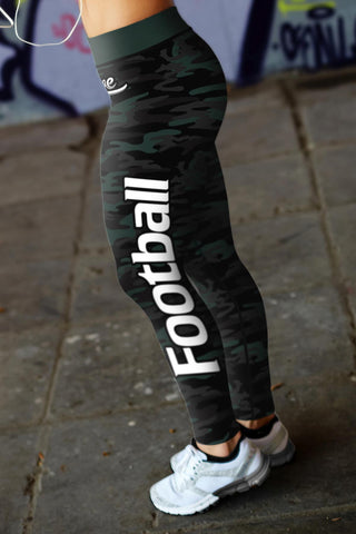 Image of NY JET Camo FB Leggings