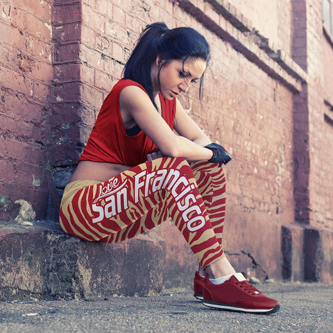 Image of SF FB Striped Leggings