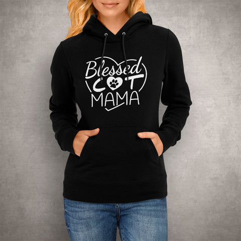 Image of Blessed Cat Mama Hoodie