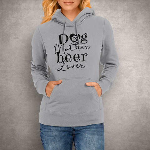 Image of Dog Mother Beer Lover Hoodie