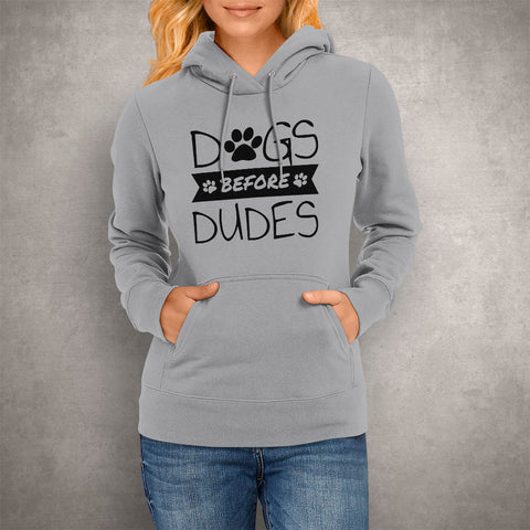 Image of Dogs Before Dudes Hoodie
