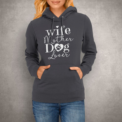 Image of Wife Mother Dog Lover Hoodie