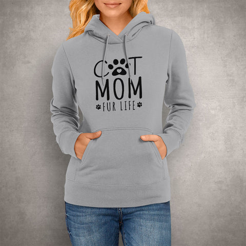Image of Cat Mom Fur Life Hoodie