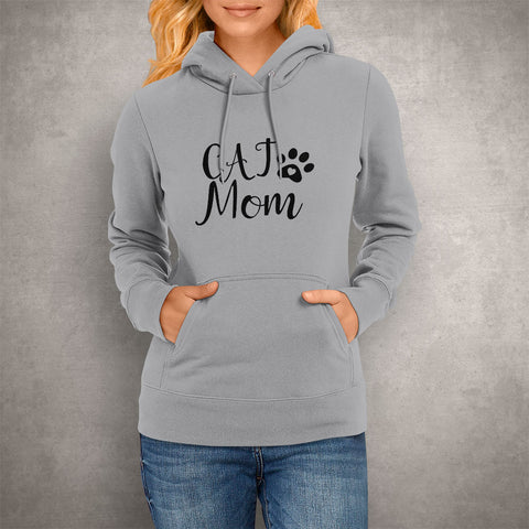 Image of Cat Mom Paw Hoodie