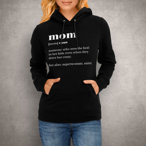 Image of Unisex Hoodie Mom Definition