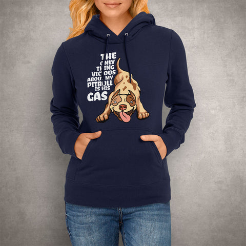Image of Unisex Hoodie Pitbull is his Gas