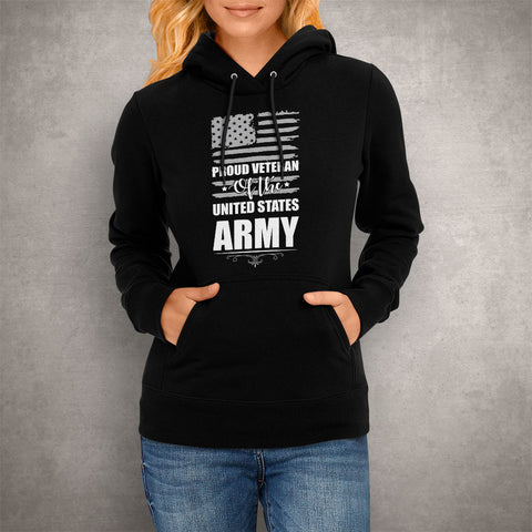 Image of Unisex Hoodie Proud Veteran USA