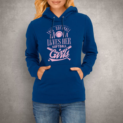 Image of Unisex Hoodie This Softball Mom