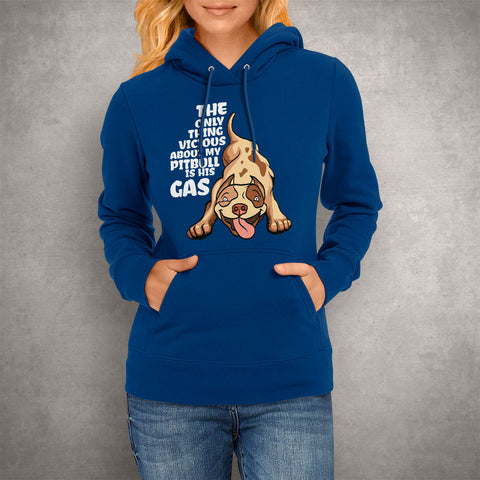 Image of Unisex Hoodie Pitbull is his Gas