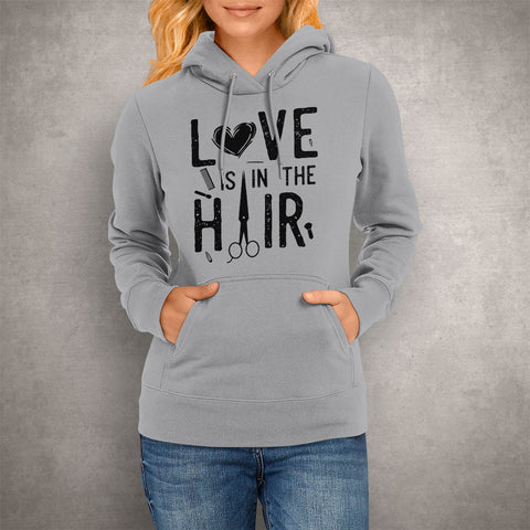 Image of Unisex Hoodie, Love is in the Hair