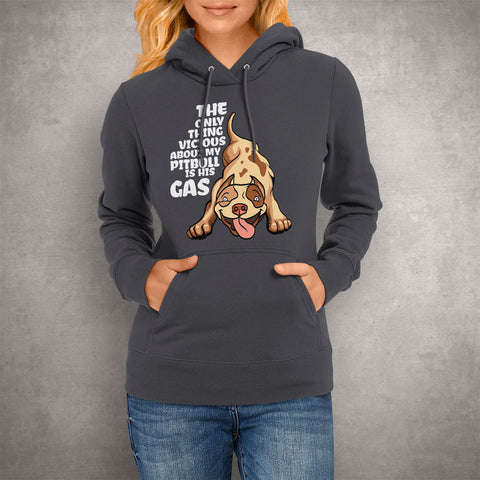 Image of Unisex Hoodie Pitbull is his Gas