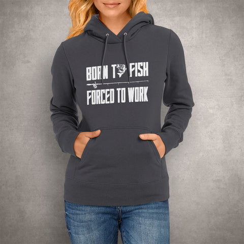 Image of Unisex Hoodie Born To Fish