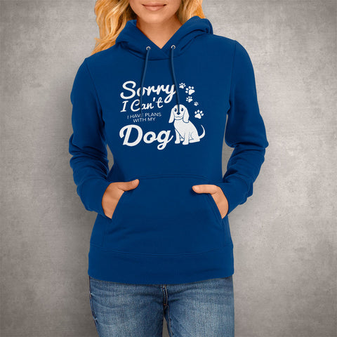 Image of Unisex Hoodie I Have Plans With My Dog
