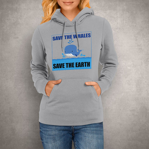 Image of Unisex Hoodie Save The Whales